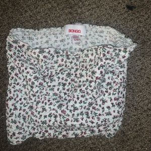 Cute floral tube top